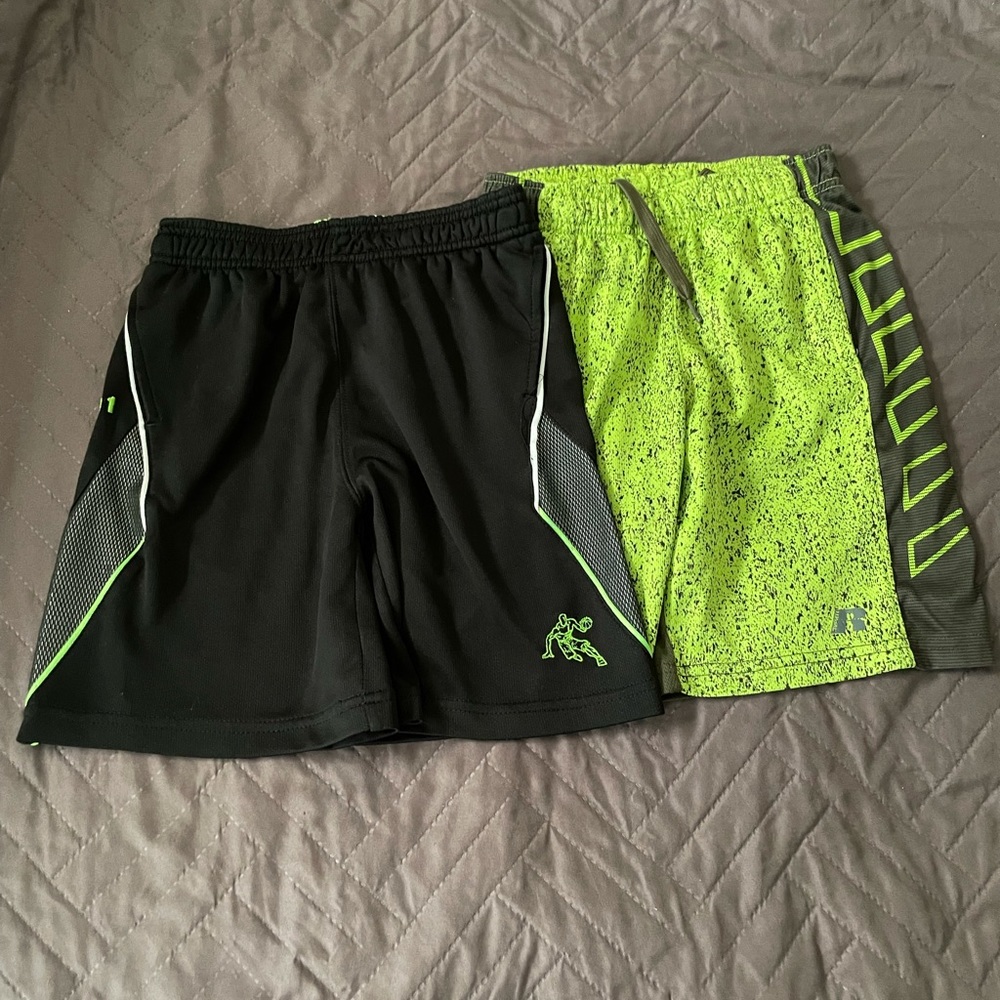 Russel Atlantic Shorts for boys Size 8 and 6/7.